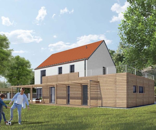 Výstavba rodinných domů Česspol – Otvovice - vizualizace